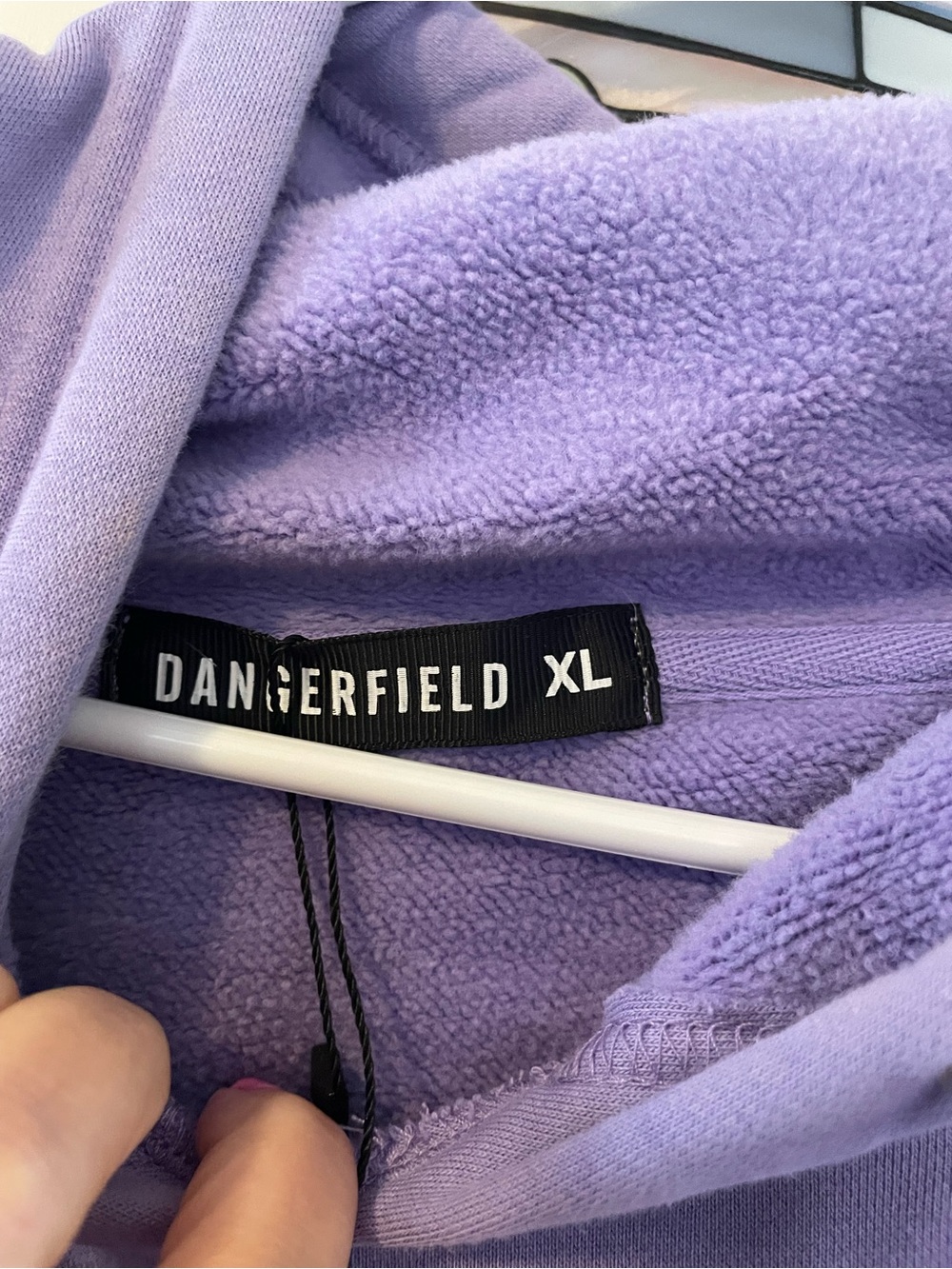 Lavender Smiley Sun And Alien Creatures Graphic Hoodie - Picture 3 of 5